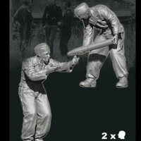 Bộ lính tàu chở dầu thế chiến thứ hai 1 / 35, người lính mô hình nhựa, chủ đề quân sự WW2, bộ không lắp ráp và không sơn