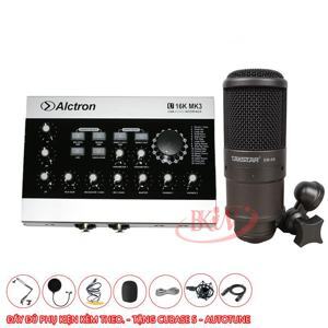 Bộ livestream Alctron U16K MK3 + Micro thu âm Takstar PC-SM 8B