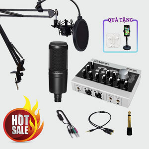 Bộ livestream Alctron U16K MK3 + Micro thu âm Technica AT2020