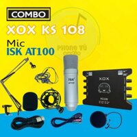 Bộ livestream k10 bản quốc tế (ks108 2019) mic isk at100 trọn bộ