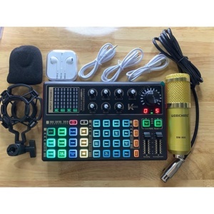 Bộ livestream K300 model 2021 Micro thu âm AMI BM900