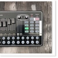 Bộ livestream sound card h9 mic isk AT100 chính hãng đi kèm chân màng dây livestream MA2- bộ mic thu âm và karaoke