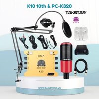 Bộ Livestream XOX K10 + Micro Takstar PC-K320