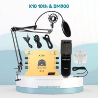 Bộ Livestream XOX K10 + Micro BM900