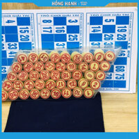 Bộ Lô Tô Cao Cấp 90 Số  Lê Dư - Đồ Chơi Loto Loại Xịn Nhựa [𝗛𝗢̂̀𝗡𝗚 𝗛𝗔̣𝗡𝗛]