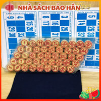 Bộ Lô Tô Cao Cấp 90 Số  Lê Dư - Đồ Chơi Loto Loại Xịn Nhựa [BẢO HÂN BOOKS]