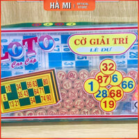 Bộ Lô Tô Cao Cấp 90 Số  Lê Dư - Đồ Chơi Loto Loại Xịn Nhựa [𝗩𝗣𝗣 𝗛𝗔̀ 𝗠𝗜]