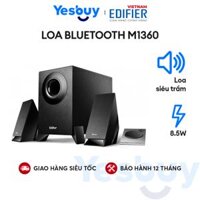 Bộ loa 2.1 vi tính EDIFIER M1360 Có bảng điều khiên rời - Âm thanh sắc nét - Vỏ gỗ MDF chống dội âm - Hàng chính hãng