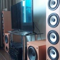 Bộ loa 2cây toàn dải JBL, 2 sub dùng nghe nhạc và hát cự chất