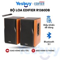 Bộ loa Bluetooth 5.1 EDIFIER R1380DB Công suất 42W - Vỏ gỗ chống dội âm, Chip âm thanh aptx Kèm điều khiển
