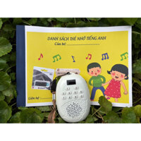 Bộ loa bồ đề & thẻ nhớ cop sẵn tiếng Anh hơn 2000 file mp3