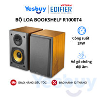 Bộ loa Bookshelf Hifi cao cấp EDIFIER R1000T4 | Tổng công suất 24W | 4" Bass Driver | Bảo hành 12 tháng