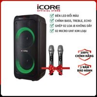 Bọ Loa Mic Karaoke Bluetooth iCore - Hàng chính hãng - iCore i8