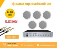 Bộ loa nghe nhạc spa công suất 20W