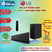 Bộ loa thanh LG SG10TY 420W Bluetooth 5.1, AI Sound Pro, 3.1 kênh, DTS Digital Surround (Cắm điện)