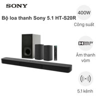 Bộ loa thanh Sony 5.1 HT-S20R 400W || Âm Thanh Cực Đỉnh || Hàng Trưng Bày Không Thùng