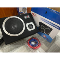 Bộ loa trầm ô tô 12v 24v 8”. Loa BASS BOX âm thanh khủng.