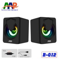 Bộ Loa vi tính mini laptop AAP B012 CH LED máy tính để bàn bass giá rẻ loa cho pc-chuyensisaigon2018