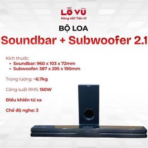 Bộ loa Xiaomi - Gồm Soundbar + Subwoofer