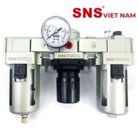Bộ lọc ba khí nén có van điều áp AC4000-04A/ AC4000-06A  (chính hãng SNS)