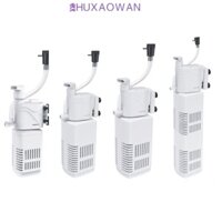 Bộ lọc bể cá ZHIXAOWAN, Bộ lọc bể cá 3 trong 1 bằng nhựa, Máy lọc nước bể cá chìm im lặng oxy đơn giản cho bể cá