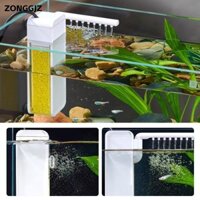 Bộ lọc bể cá ZONGGJZ, Bộ lọc bể cá Mini sản xuất oxy ba trong một bể cá, Bộ lọc nước Mini Máy bơm nước lọc im lặng