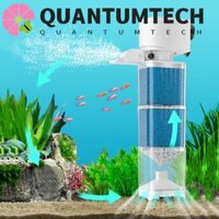 Bộ lọc chìm bể cá QUANTUMTECH, Bộ lọc nước tắt tiếng bằng nhựa, Bộ sưu tập phân cá Máy bơm tuần hoàn nước Bộ lọc tích hợp Nhà vệ sinh hút có thể tháo rời cho bể cá