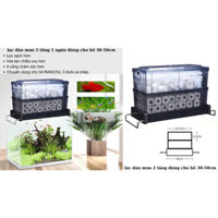 Bộ lọc dàn mưa 2 tầng  SOBO F30 F60 F90 F120 cho hồ từ 30-120cm- Lọc siêu sạch. Kèm máy bơm và vật liệu lọc