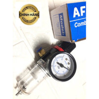 Bộ lọc đơn, cốc lọc đơn  hơi khí nén AirTac AFR2000 KÈM VAN ĐIỀU CHỈNH ÁP SUẤT VÀ ĐỒNG HỒ (2 đầu ren 13MM) GIÁ SỈ