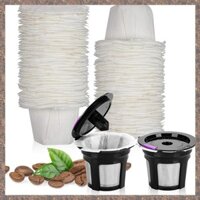 Bộ lọc K Cup với 100 Đếm Giấy Bộ lọc K Cup Tương thích với Keurig Hạt cà phê tái sử dụng