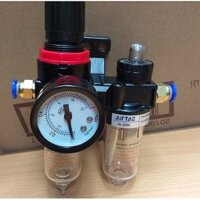 Bộ lọc khí đôi tách nước afc-2000 kèm sẵn đầu nối ống hơi 8