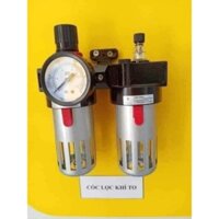 bộ lọc khí tách nước,cốc lọc khí BFC2000 khí nén kèm khớp nối nhanh,bộ lọc tách đôi nước