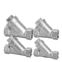 Bộ lọc loại chữ Y bằng thép không gỉ 304 Lưới lọc ren bên trong Vòi nước Khóa van lọc DN8 10 15 20 [FGH]