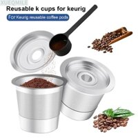 Bộ lọc máy pha cà phê QINZHUAN, Bộ lọc cà phê K Cup bằng thép không gỉ Micro Mesh, Khả năng tương thích rộng Viên nang cà phê tái sử dụng thân thiện với môi trường cho máy pha cà phê Keurig 1.0