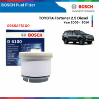 Bộ lọc nhiên liệu BOSCH Fuel Filter, TOYOTA Fortuner 2.5 Diesel đời xe 2005 đến 2014