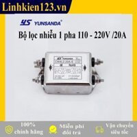 Bộ lọc nhiễu 1 pha 110/220V 20A