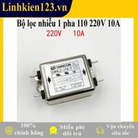 Bộ lọc nhiễu 1 pha 110/220V 10A Lọc kép