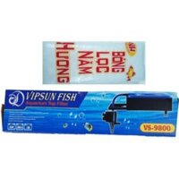 Bộ Lọc nước hồ cá Vipsun Fish 9800. Tặng kèm bông gòn.