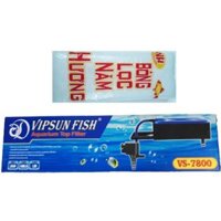 Bộ lọc nước hồ cá Vipsun Fish tặng kềm bông gòn.