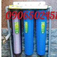 Bộ lọc nước sinh hoạt 3 cấp ly 20'' ( 1 trong 2 xanh )