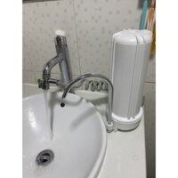 Bộ lọc nước tại vòi - gắn đầu vòi - di động - để bàn bếp - lavabo rửa mặt nhà vệ sinh - dùng lõi 10 inch