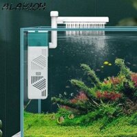 Bộ lọc nước treo tường ALARION, Bộ lọc chìm bể cá bằng nhựa 3 / 6 / 10W, Cốc hút đa chức năng có thể điều chỉnh Máy bơm oxy im lặng Bể cá