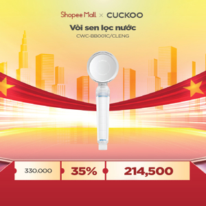 Bộ lọc nước vòi Sen Cuckoo CWC-BB001C