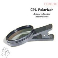Bộ lọc ống kính máy ảnh COMPU CPL, 52mm 67mm có kẹp phân cực, Bộ lọc điện thoại màu phục hồi chuyên nghiệp đa năng cho tất cả các điện thoại