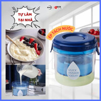 Bộ lọc sữa chua Hy Lạp có lò xo 304 không gỉ tách váng nhanh cốc làm sữa chua hy lạp ENO- BLSC01