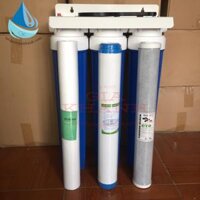 Bộ lọc thô 3 cấp lọc 20 inch ren 27.