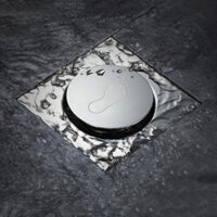 Bộ lọc thoát nước sàn bằng thép không gỉ Vòi hoa sen phòng ướt 10x10cm