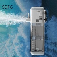 Bộ lọc tích hợp bể cá SDFG, Bộ lọc chìm im lặng bằng nhựa, Cốc hút thực tế 8 / 12 / 18 / 25W Máy bơm lọc bể cá có thể tháo rời cho bể cá