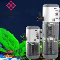 Bộ lọc tích hợp bể cá COVIEEZB, Bộ lọc chìm im lặng 8 / 12 / 18 / 25W, Bộ lọc bể cá bên trong Cốc hút nhựa Máy bơm oxy có thể tháo rời Bể cá