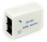 Bộ lọc tín hiệu ADSL Splitter SP-201 (chuyển tín hiệu dây điện thoại vào tách ra điện thoại và Internet ADSL)